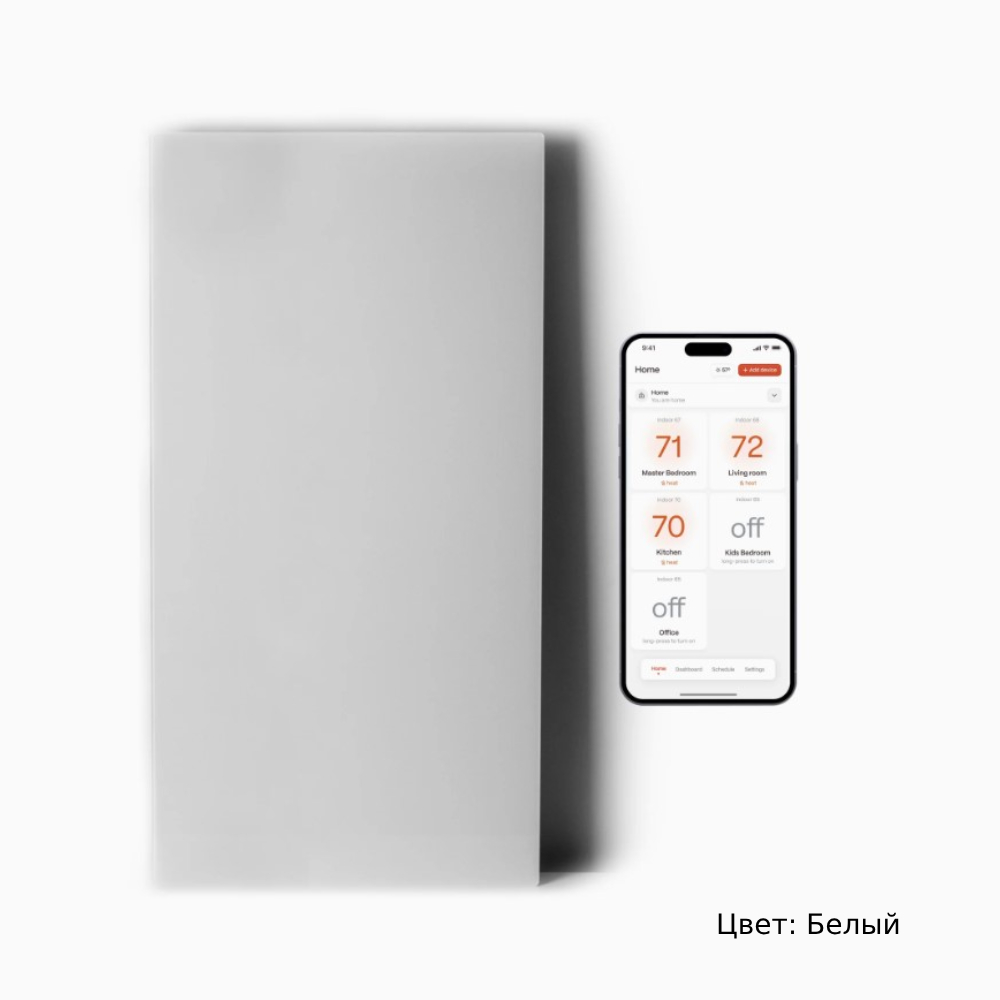 Умный инфракрасный настенный обогреватель. Kelvin