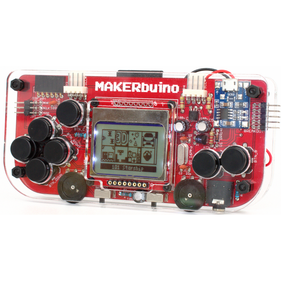 MAKERbuino. Игровая консоль — конструктор STEM