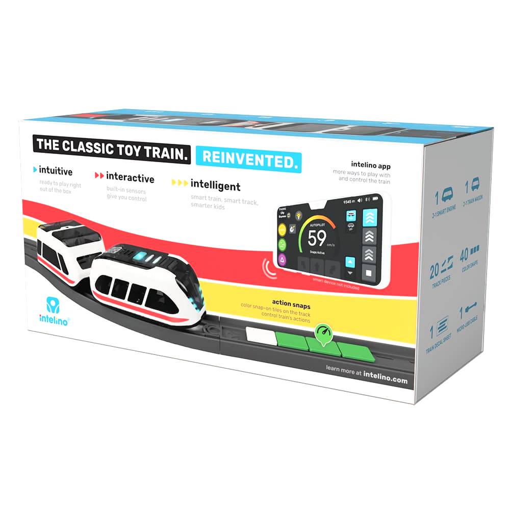 Умная игрушечная железная дорога. Intelino J-1 Starter Set