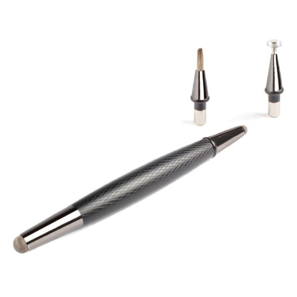 Flip Stylus Artist Kit with Fiber, Disc, and Paint Brush Tips. Многофункциональный стилус для iPhone и iPad