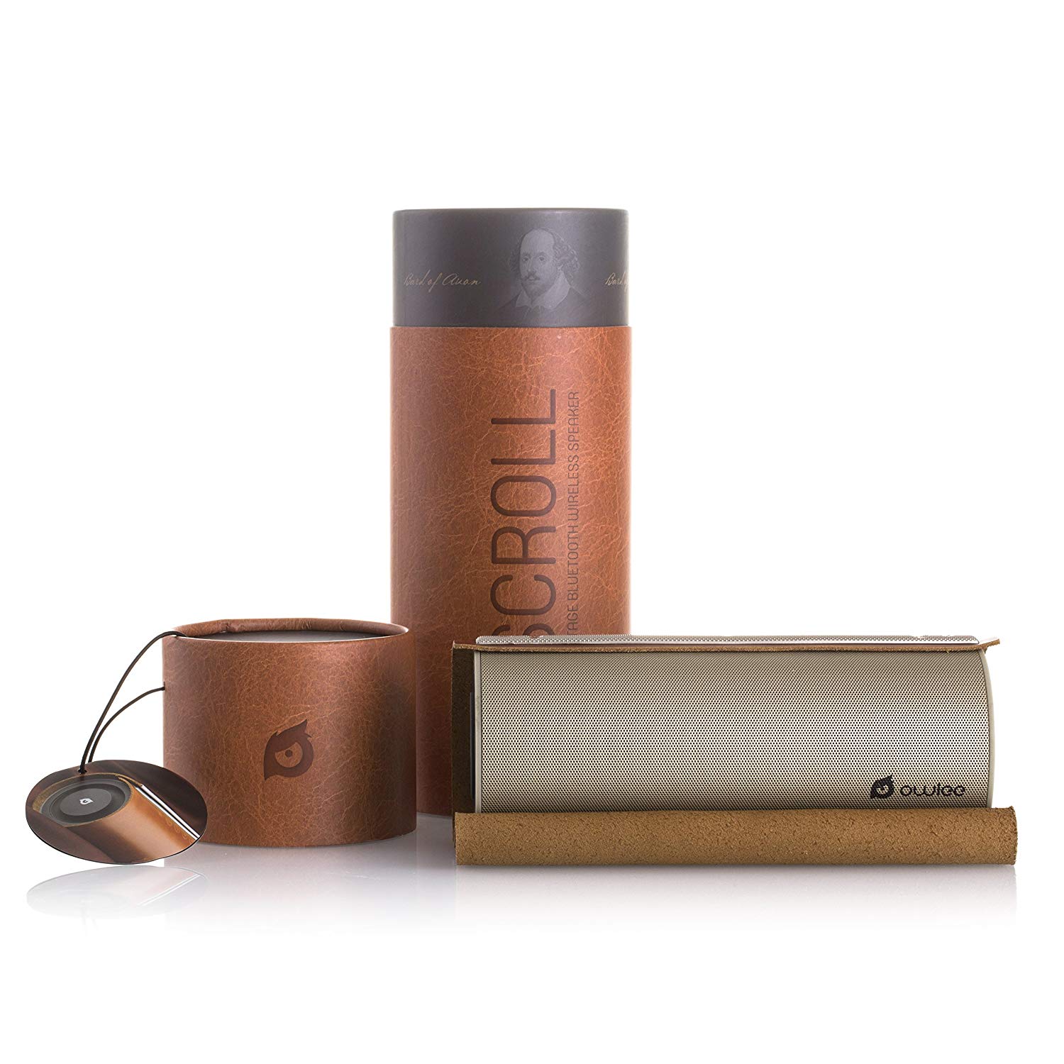 Портативный Bluetooth-динамик в винтажном стиле. Owlee Scroll Vintage Speaker