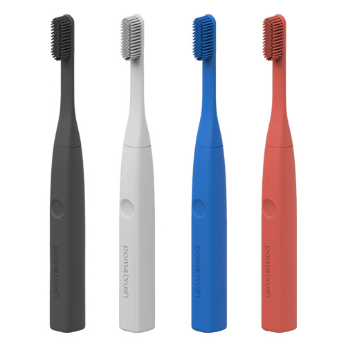 Силиконовая электрическая зубная щетка. PomaBrush
