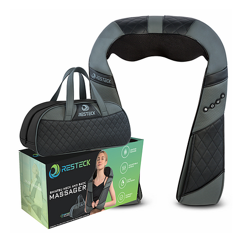 Массажер для шеи, плеч и спины с подогревом. Resteck Massagers for Neck and Back with Heat