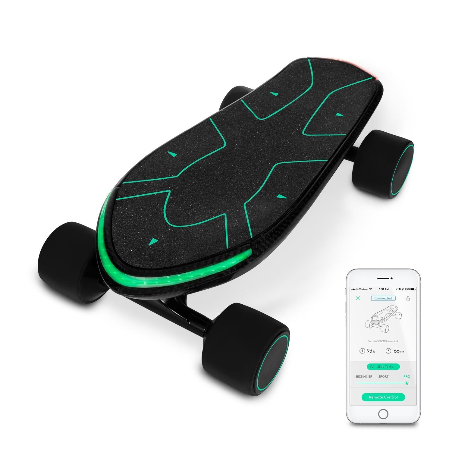 Swagtron Spectra Pro. Умный электрический скейтборд