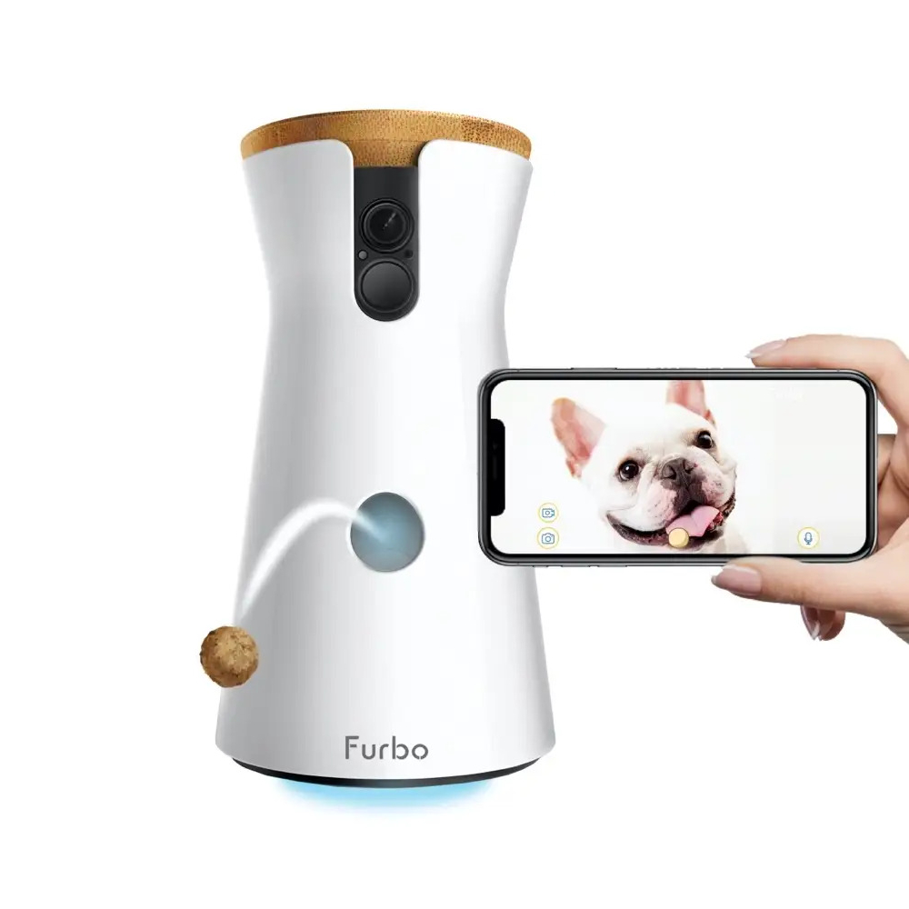 Умная камера наблюдения для собак. Furbo 360° Dog Camera купить в Москве по  приятной цене