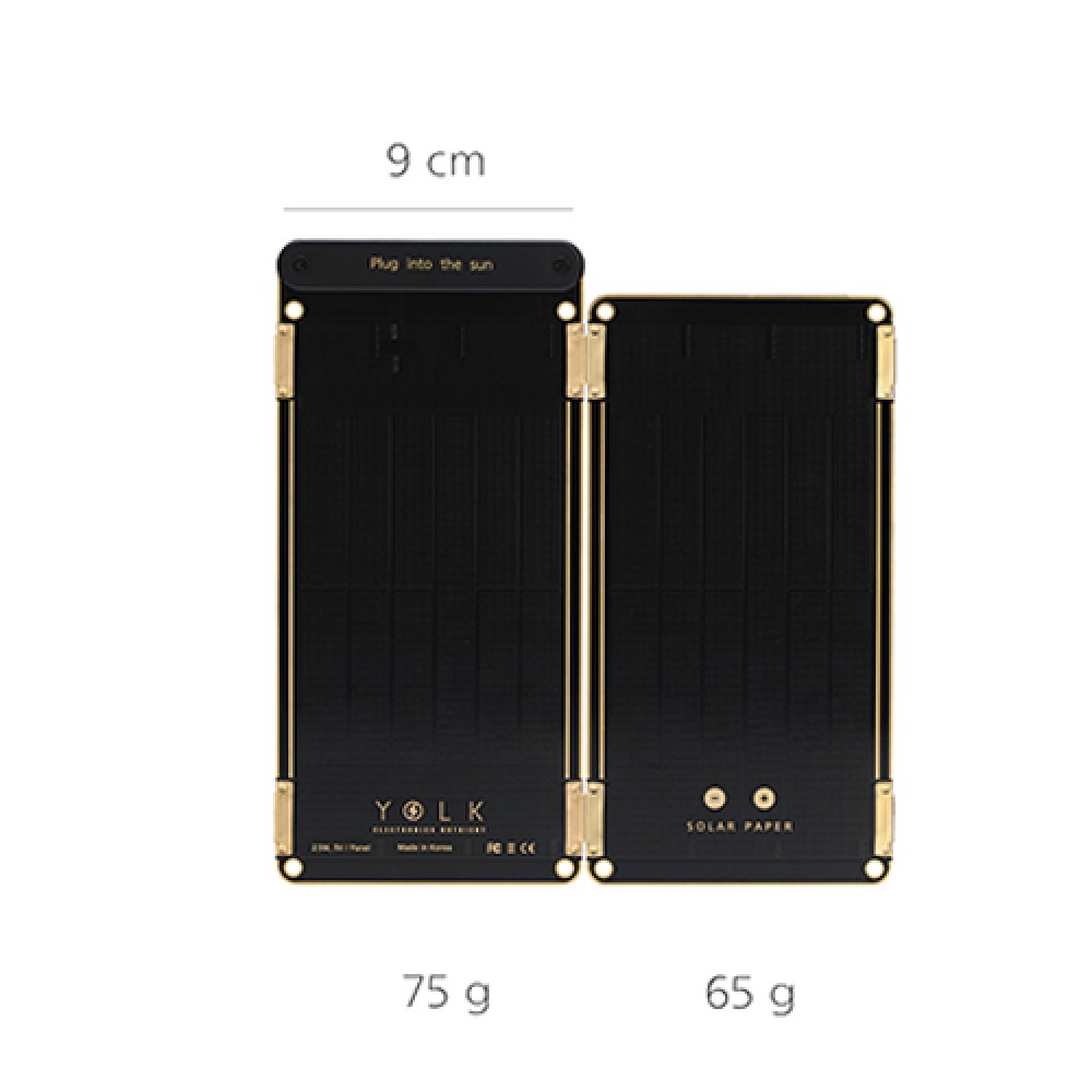 Портативное солнечное зарядное устройство. YOLK Solar Paper купить в Москве  по приятной цене
