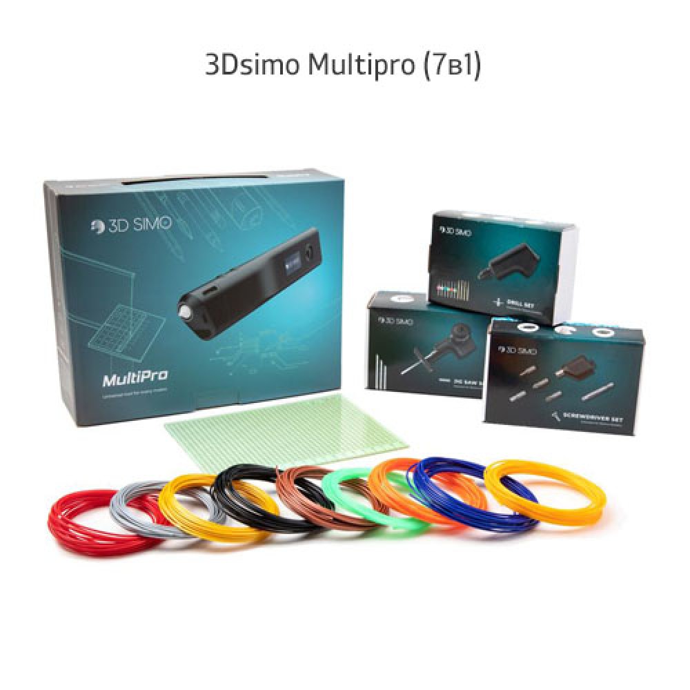 Многофункциональная 3D-ручка. 3Dsimo MultiPro купить в Москве с ...