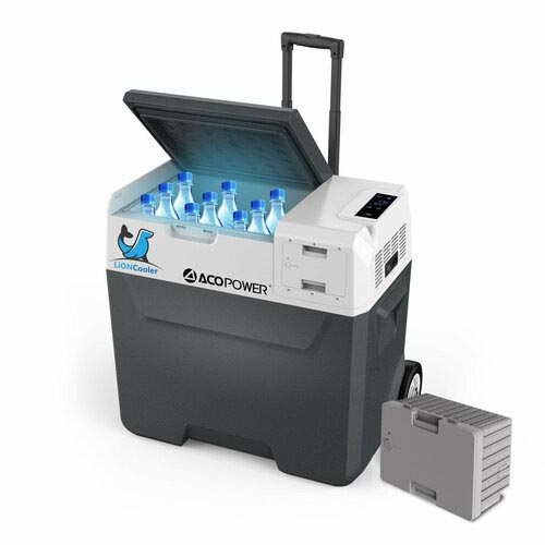 Портативный холодильник и морозильная камера с питанием от солнечной батареи. ACOPOWER LiONCooler X30A 