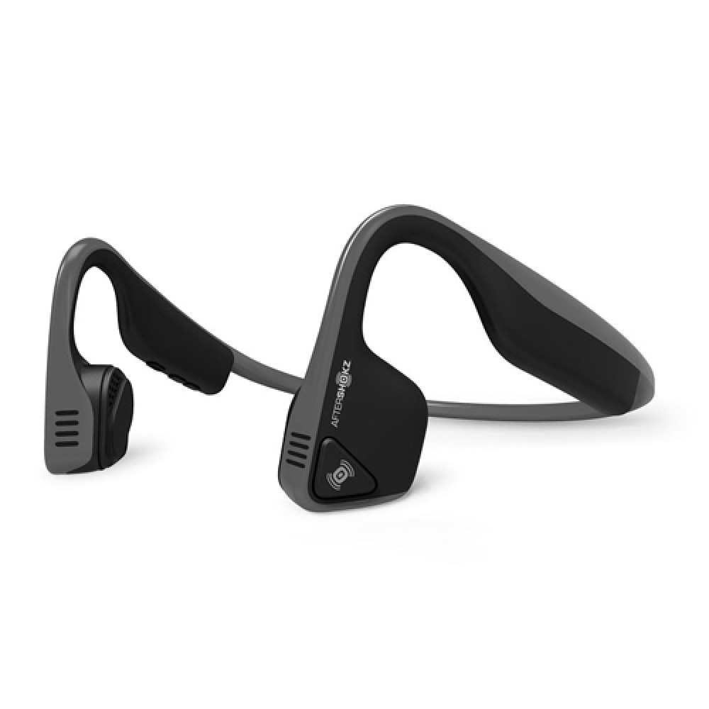 Беспроводные наушники с костной проводимостью звука. AfterShokz Trekz  Titanium купить в Москве по приятной цене