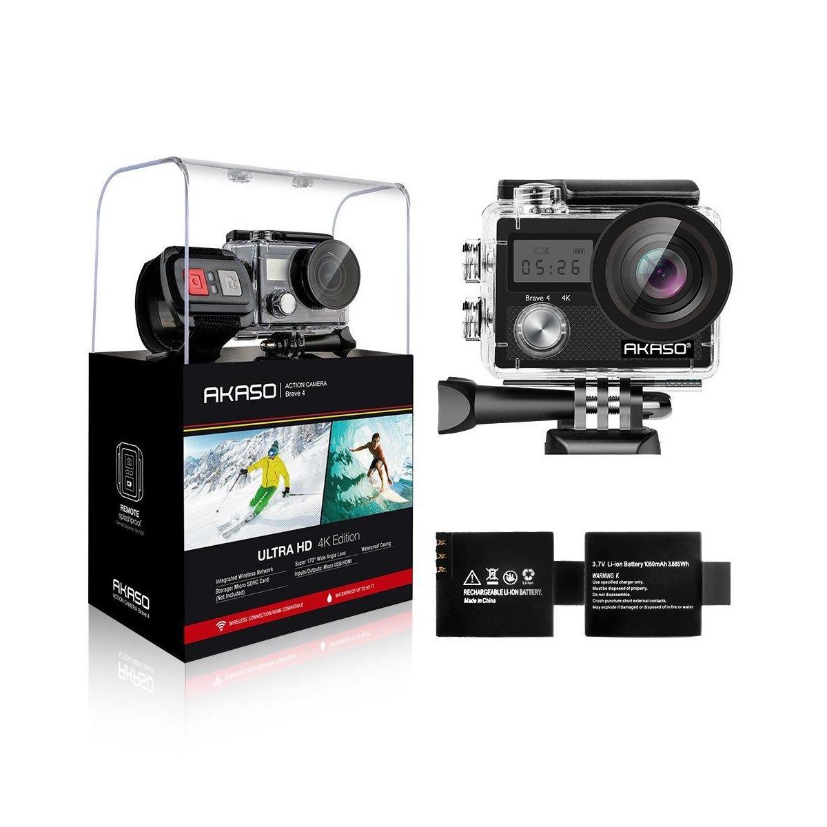 AKASO Brave 4. Водонепроницаемая экшн-камера купить в Москве по