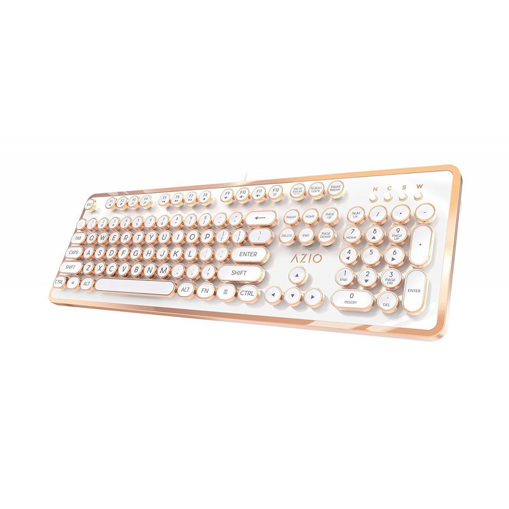 azio mk retro mechanical keyboard