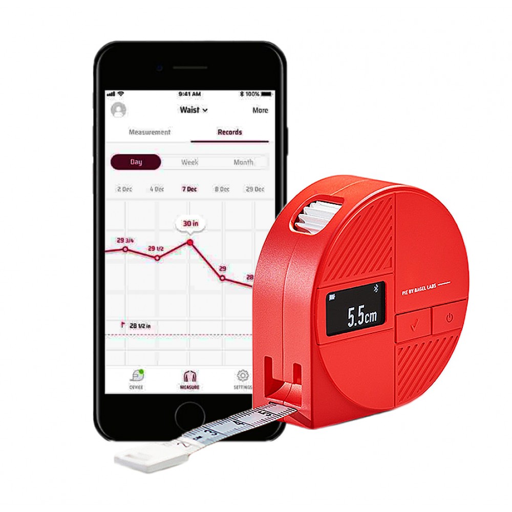 Bagel Labs PIE Smart Body Tape Measure. Умная рулетка для тела