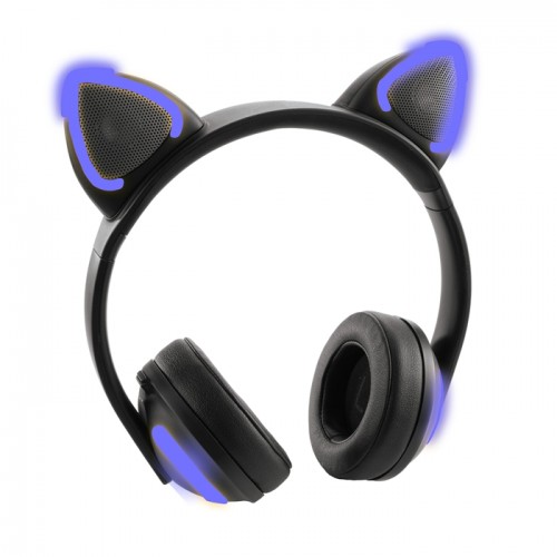 Brookstone Wireless Cat Headphones with Removable Ears. Наушники со съемными кошачьими ушками