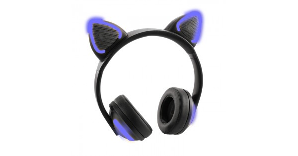 Brookstone Wireless Cat Headphones with Removable Ears