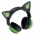 Brookstone Wireless Bluetooth Cat Ear Headphones. Наушники с кошачьими ушками m_0