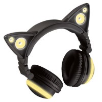 Brookstone Wireless Bluetooth Cat Ear Headphones