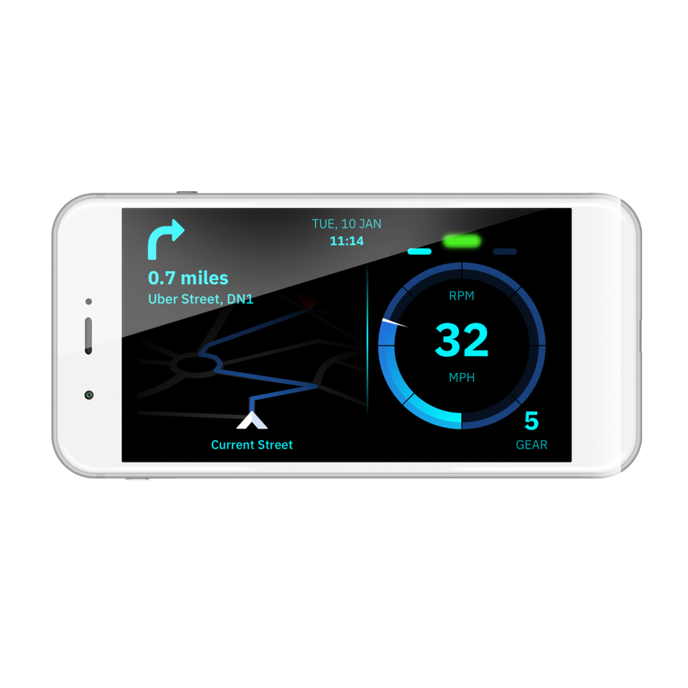 Беспроводной дисплей для автомобилей. Hudly Wireless Head-Up Display купить  в Москве по приятной цене