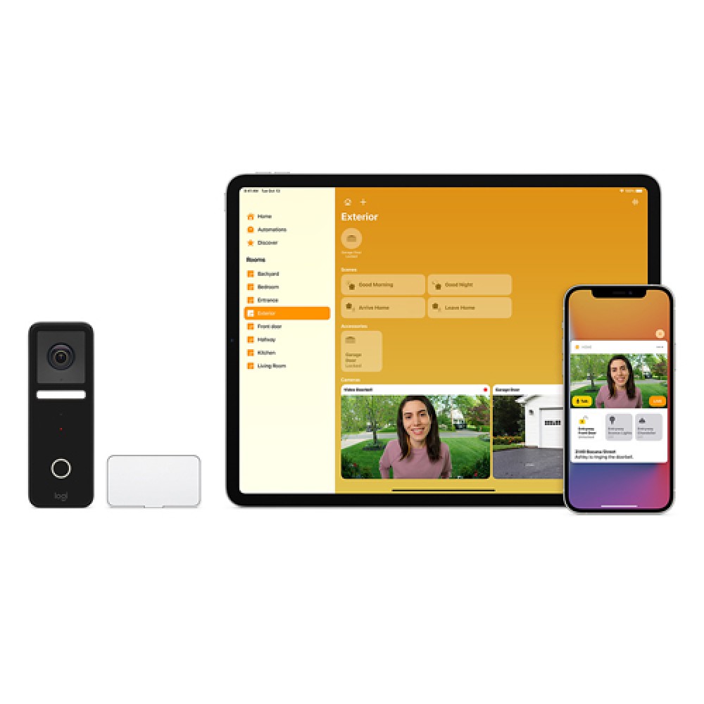Умный видеодомофон. Logitech Circle View Doorbell купить в Москве по  приятной цене