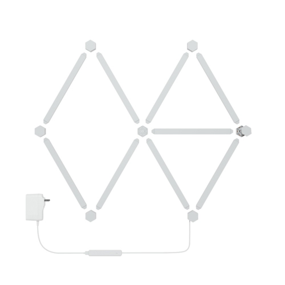 Nanoleaf lines Starter Kit. Коннектор Nanoleaf. Nanoleaf Aurora Smarter Kit (9 панелей). Модульные светильники Nanoleaf lines.