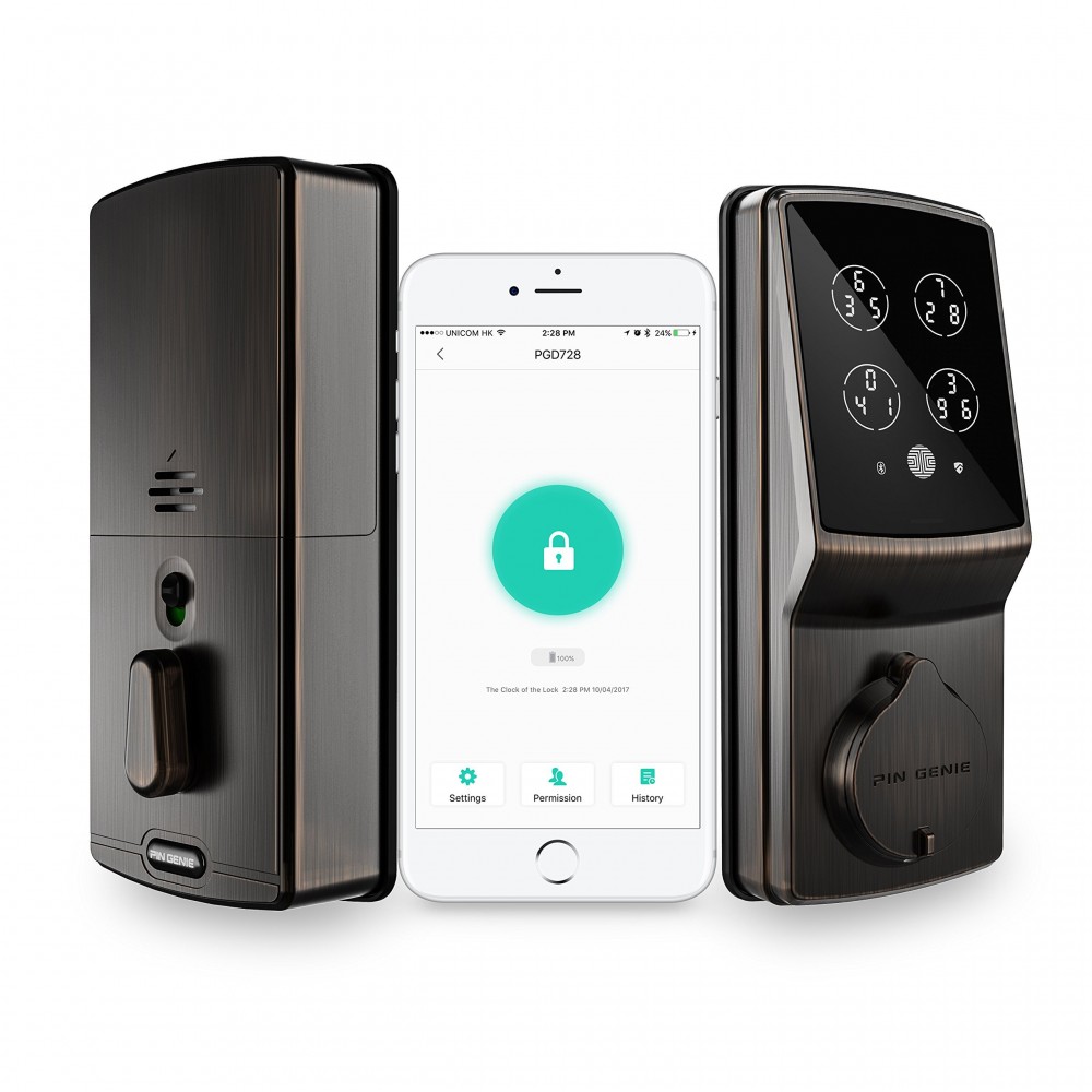 Умный шлюз. Lockly Smart Lock. BT Door entry System.