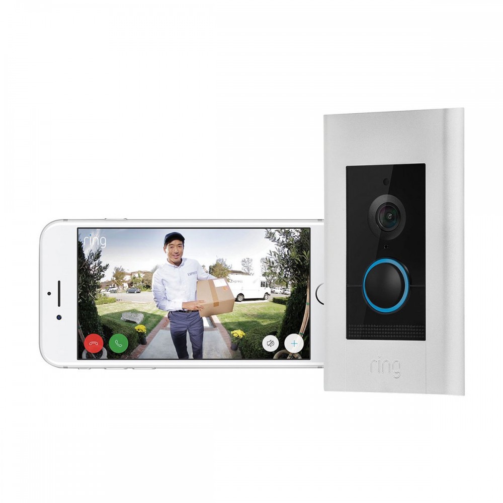 Ring Video Doorbell Elite. Умный дверной видеозвонок купить в Москве по  приятной цене