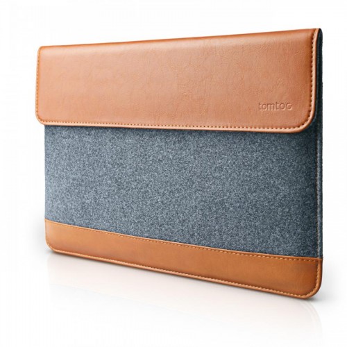 Tomtoc Sleeve Tablet Case Cover. Кожаная сумка для ноутбуков Apple